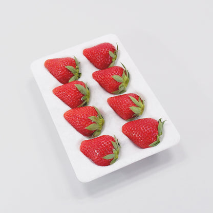 いちご用パック　いちごハンモックトレー　使用例